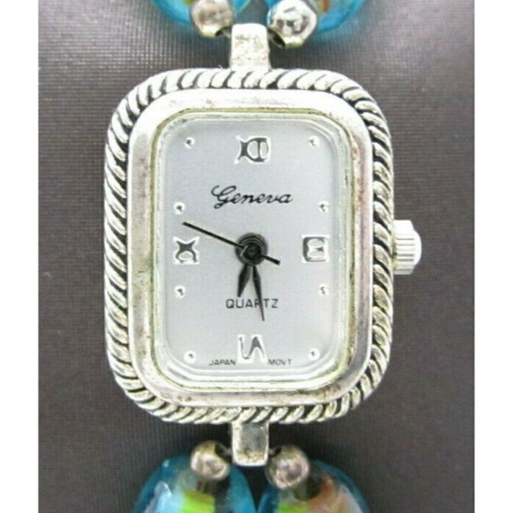 Women's Geneva‎ Water Resistant Analog 20mm Dial Watch (D163)